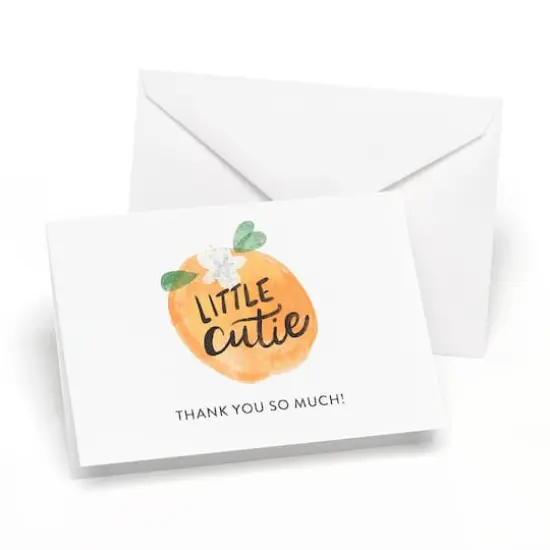 Hortense B. Hewitt Co. Little Cutie Baby Shower Thank You Notes & Envelopes {1}