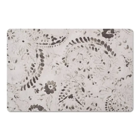 Vintage Paisley Floor Mat {1}