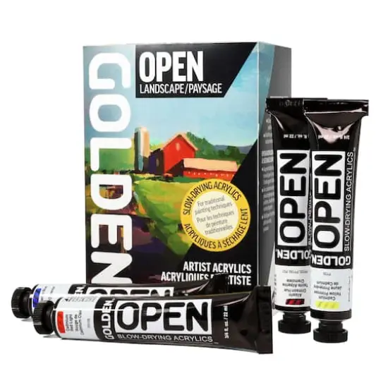 Golden&reg; OPEN Slow-Drying Acrylics Landscape Set {3}