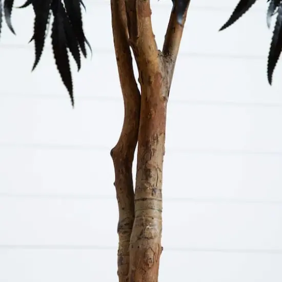 6ft. Artificial Halloween Black Willow Tree {5}