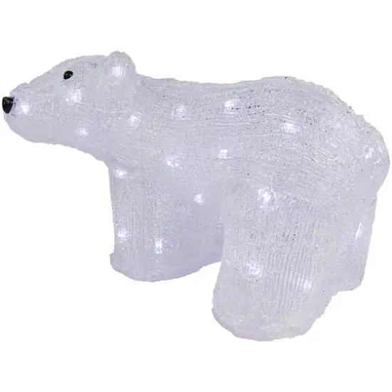 12" Lighted Commercial Grade Acrylic Baby Bear Christmas Display Decoration {8}