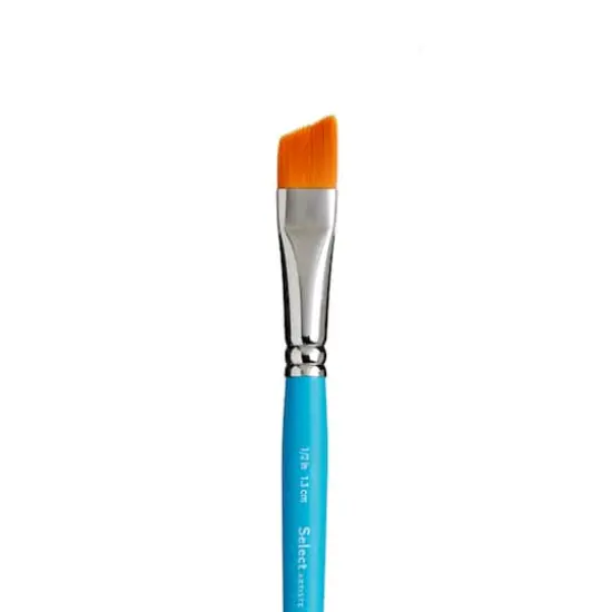 Princeton&trade; Select&trade; Artiste Series 3750 Short Handle Angle Shader Brush {1}