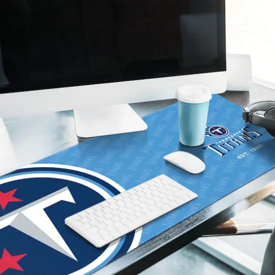 Logo Series Desk Pad Tennessee Titans {5}