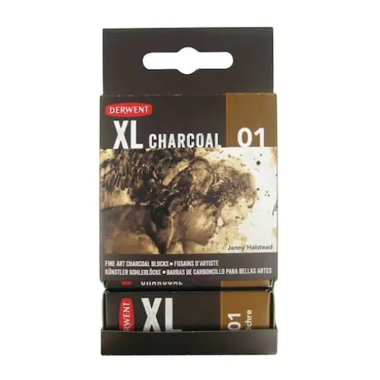 Derwent&reg; XL Charcoal Block Ochre {1}
