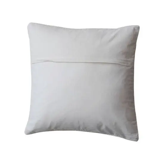 Hello Honey® 20" Natural Square Woven Cotton Blend Accent Pillow {4}