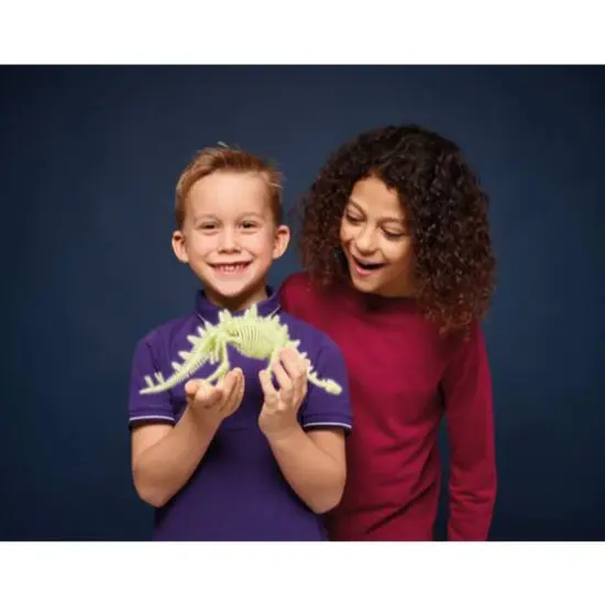 The Original Glowstars&reg; Company Glow-In-The-Dark Dinos Stegosaurus Skeleton {5}