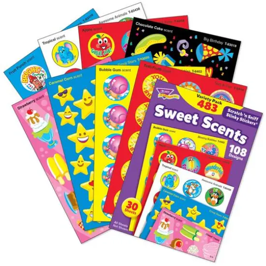 Trend Enterprises&reg; Sweet Scents Scented Stickers Variety Pack {3}