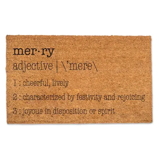 Merry Definition Doormat {1}