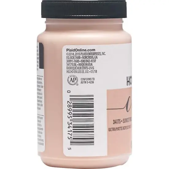 FolkArt&reg; Home Decor&trade; Chalk Paint Sunset Rose {5}