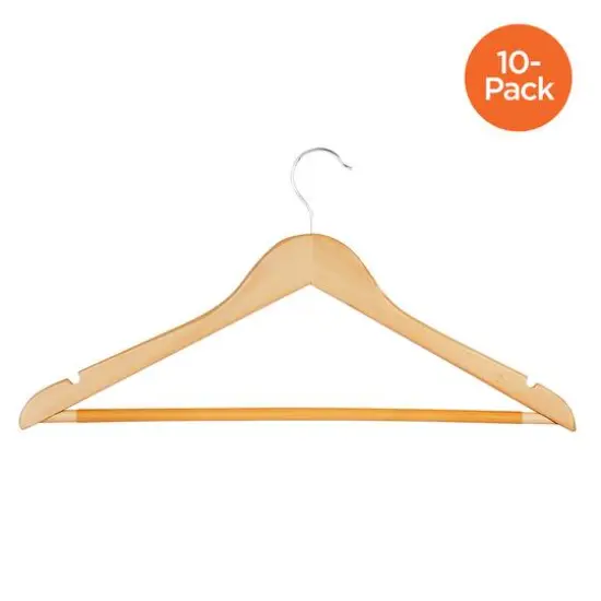 Maple Suit Hangers, 10ct. {1}