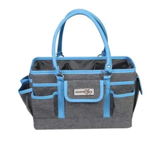 Everything Mary Blue Craft Bag Organizer Tote {5}