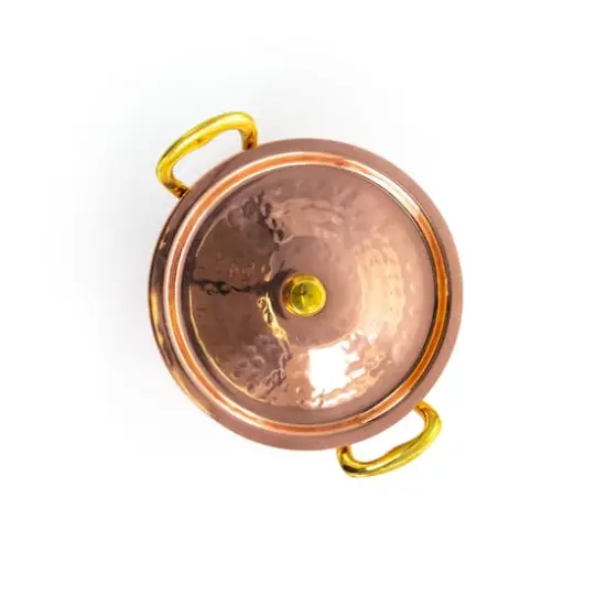 Gibson Home&reg; Rembrandt 15oz. Copper Stainless Steel Mini Casserole with Lid {8}