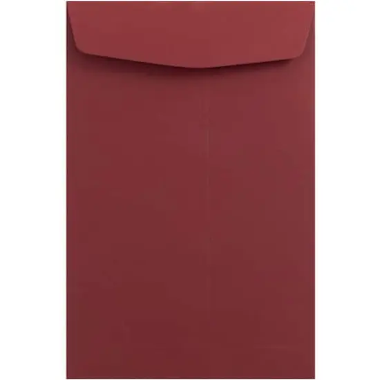 JAM Paper 6" x 9" Open End Catalog Premium Envelopes, 25ct. Dark Red {1}