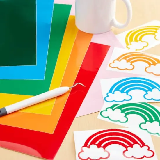 Cricut&reg; Premium Vinyl&trade; Permanent Sampler, Brights {3}