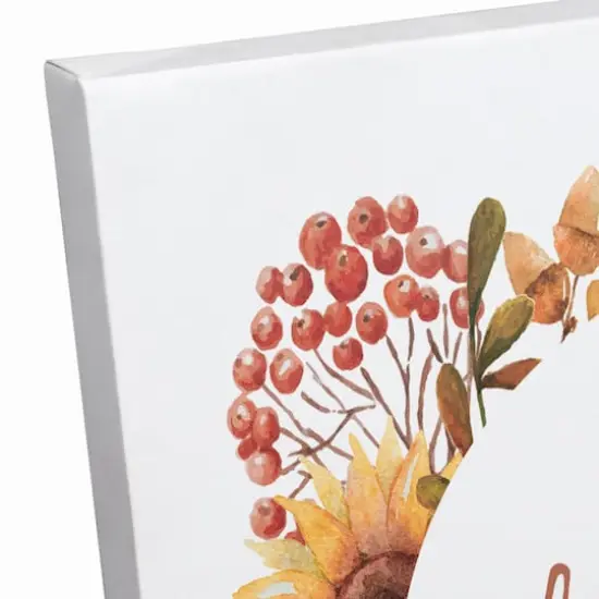 Love Laughter Leaf Piles Canvas Wall Art {4}