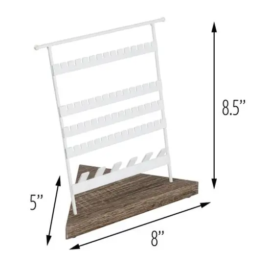 Honey Can Do Earring & Ring Stand {7}