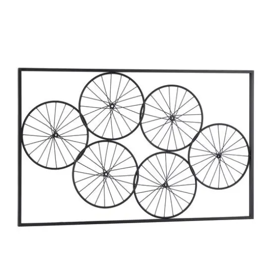 48" Black Iron Rustic Wall D&eacute;cor {3}