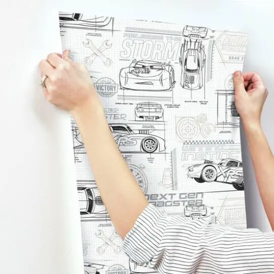 RoomMates Disney&reg; Pixar Cars Schematic Peel & Stick Wallpaper {7}