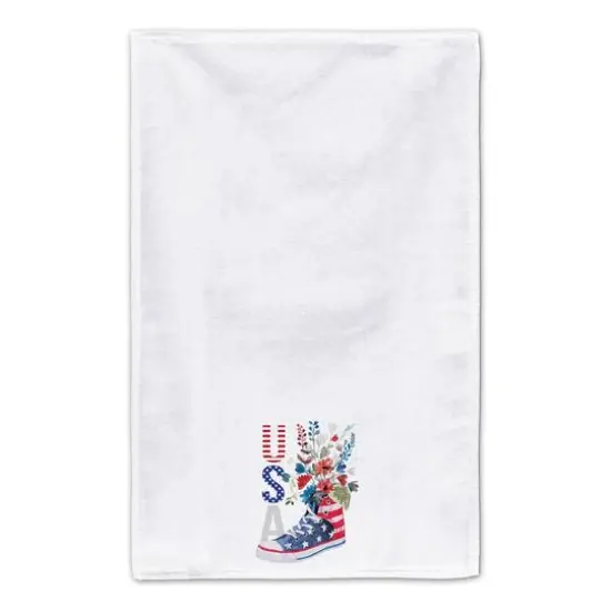 USA Sneaker Flower Tea Towel Set {4}