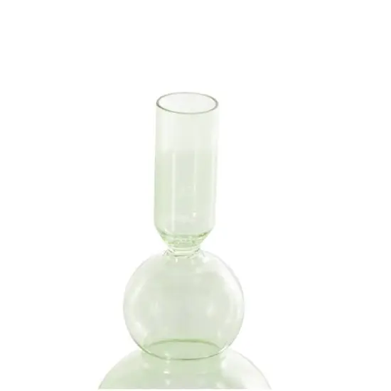 10" Multicolor Glass Triple Ascending Bubble Taper Candle Holder Set, 3ct. {6}