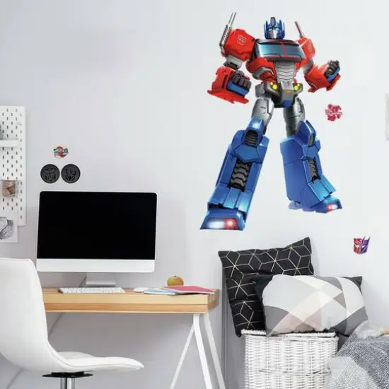 RoomMates Classic Optimus Prime Peel & Stick Giant Decals {5}