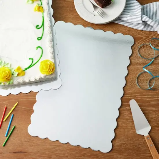 Silver Cake Platters by Celebrate It&reg;, 4ct. {3}