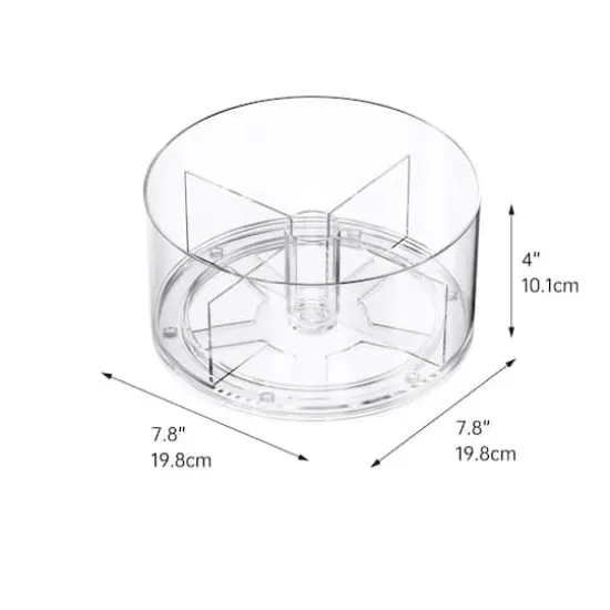 Mini Clear Plastic Turntable by Simply Tidy&reg; {5}