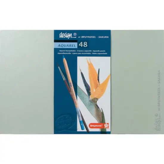 Bruynzeel Design&reg; 48 Color Aquarel Pencil Set {3}