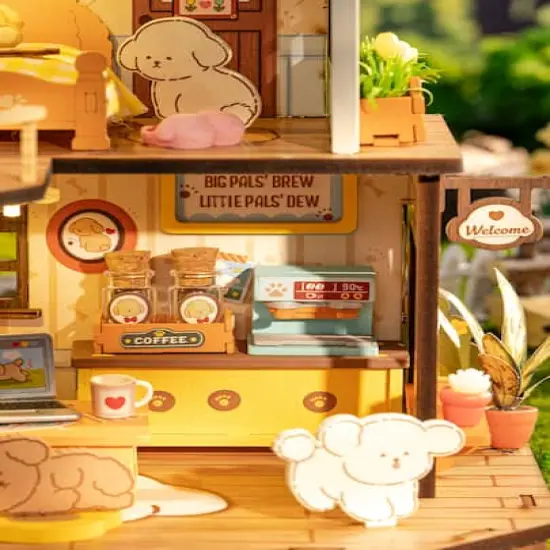 Rolife&reg; Puppy's Cozy Villa DIY Miniature House Kit {3}