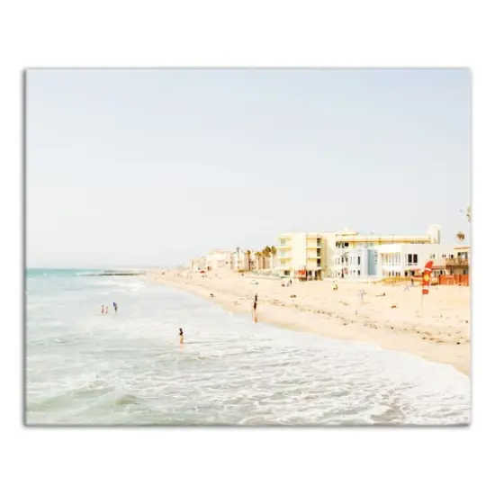 Beach People 20" x 16" Canvas Wall Art {1}
