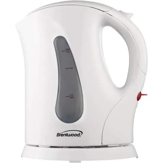 Brentwood White 1L BPA-Free Cordless Electric Kettle {1}
