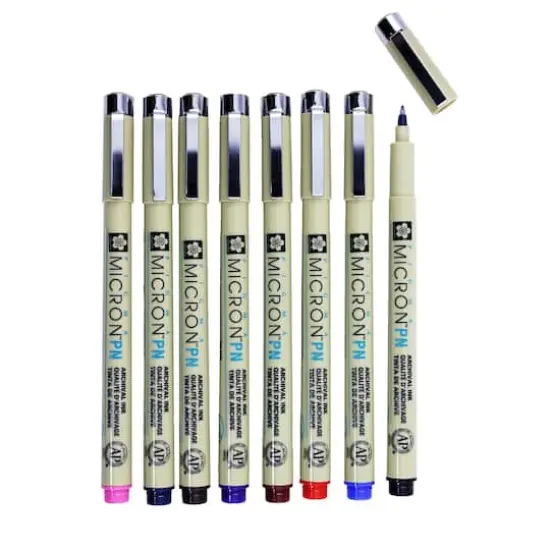 Pigma&reg; Micron&trade; PN Durable Plastic Nib Pen 8 Color Set {3}