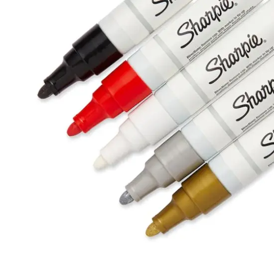 Sharpie&reg; Oil-Based Paint Markers, Medium Point Basic Set {4}