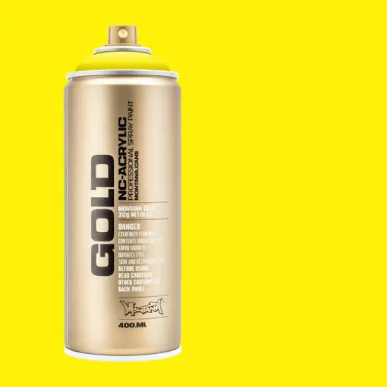 Montana&trade; Cans GOLD Process Color Spray Paint, 400mL P1000 Process Yellow {4}