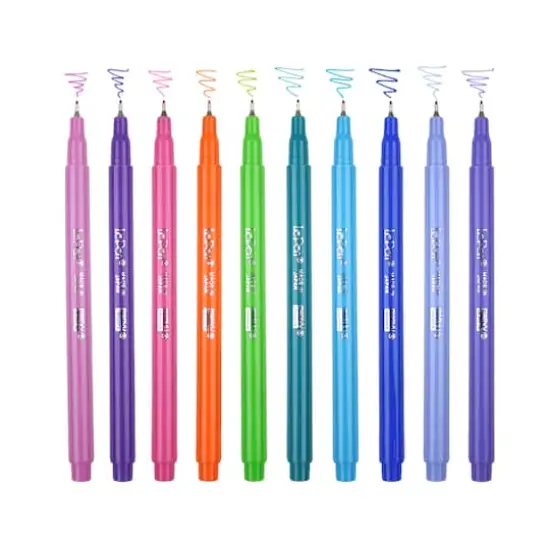 Marvy&reg; Uchida LePen&reg; Extra Fine 10 Color Bright Pen Set {3}
