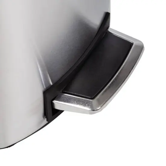 Honey Can Do 50L Soft-Close Stainless Steel Step Trash Can with Lid {8}
