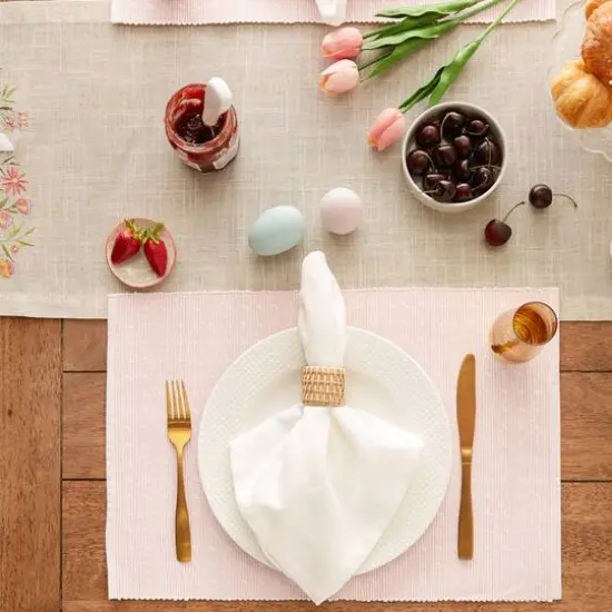 DII&reg; Variegated Napkin Set, 6ct. Off White {7}