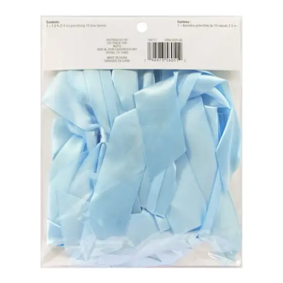 7.75ft. Blue Bow Banner by Celebrate It™ {4}