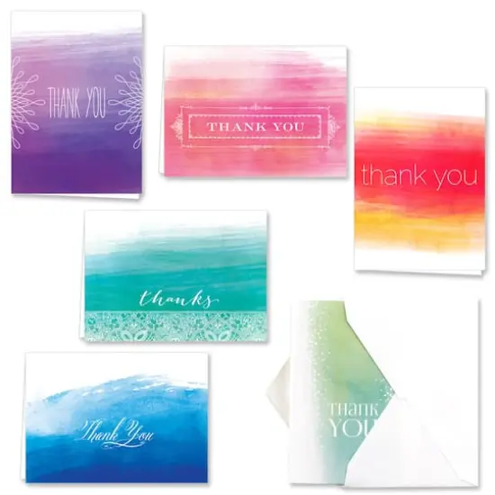 Hortense B. Hewitt Co. Ombre Watercolor Thank You Cards {1}