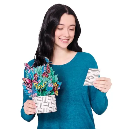 Faber-Castell&reg; Butterfly Pop Up Coloring Bouquet {5}