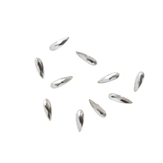 6mm Crystal Raindrop Glue-On Austrian Crystals by Bead Landing&trade;, 10ct. {1}