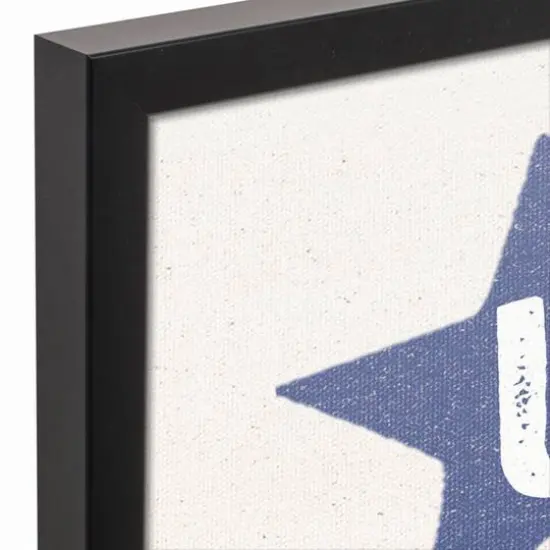 USA All Day Black Framed Canvas {4}