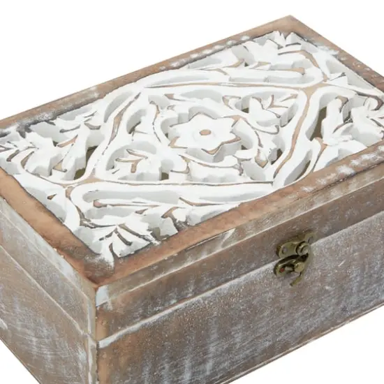 Brown Mango Wood Country Cottage Box Set {5}