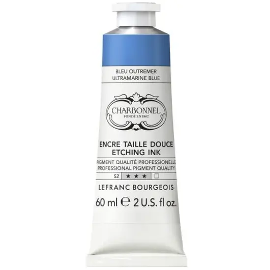 Charbonnel Etching Ink, 60mL Ultramarine Blue {1}