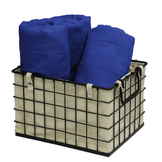 Foldable Metal Storage Baskets, 3ct. {5}