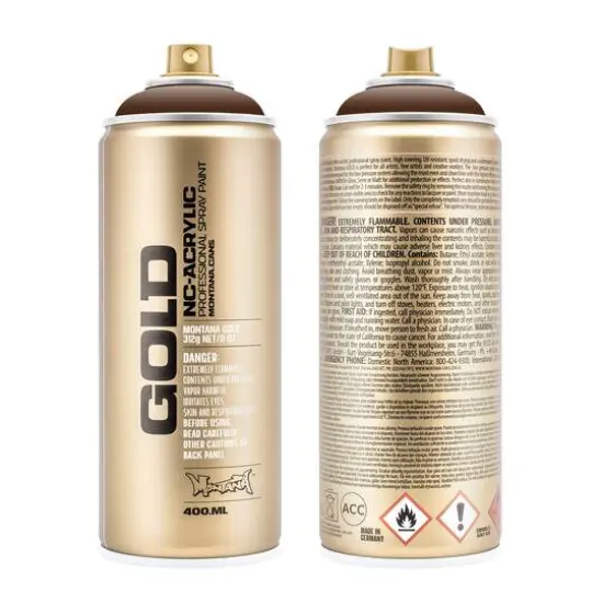 Montana&trade; Gold Acrylic Professional Spray Paint G8120 Cacao {1}
