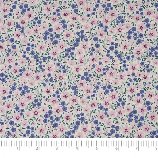 SINGER Spring Purple Floral Cotton Fabric Bundle {11}