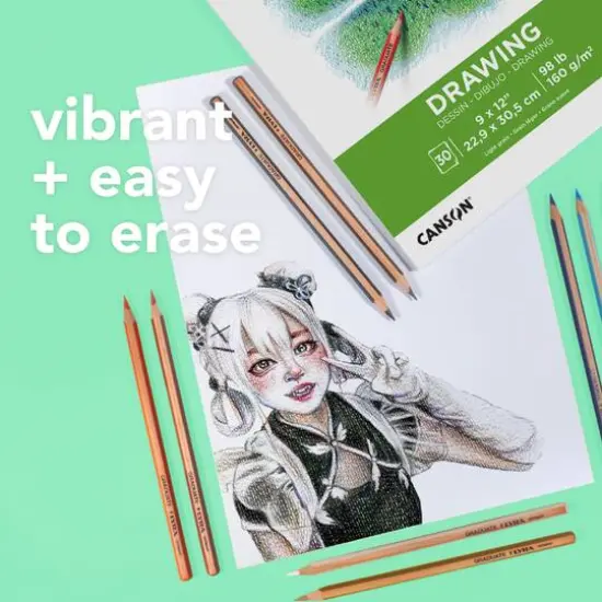 Canson&reg; Graduate Foldover Drawing Pad, 9" x 12" {6}