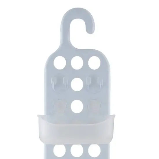 Bath Bliss White 3 Tier Adjustable Shelves Shower Caddy {7}