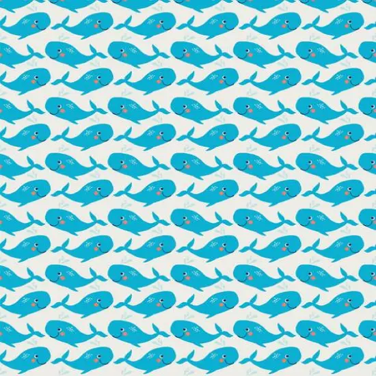 Springs Creative Love the Sea Whale Cotton Fabric {3}